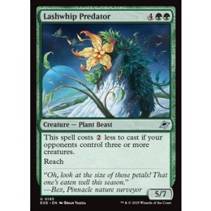 画像: 【英語】鞭打草の捕食者/Lashwhip Predator