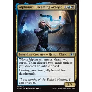 画像: 【英語】夢追いの侍祭、アルファラエル/Alpharael, Dreaming Acolyte