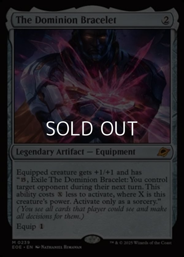 画像1: 【英語Foil】統制の腕輪/The Dominion Bracelet (1)