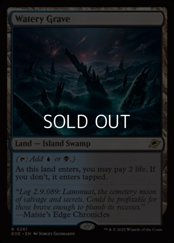 画像1: 【英語Foil】湿った墓/Watery Grave (1)