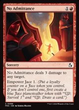 画像: 【英語Foil】入場不可/No Admittance