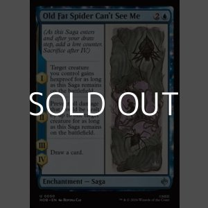画像: 【英語Foil】でぶのクモには、おれは見えない/Old Fat Spider Can't See Me
