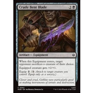 画像: 【英語】湾曲した蛮刀/Crude Bent Blade