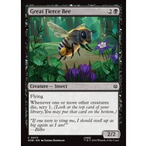 画像: 【英語】大きく猛々しいミツバチ/Great Fierce Bee