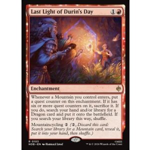 画像: 【英語】ドゥリンの日の最後の明かり/Last Light of Durin's Day