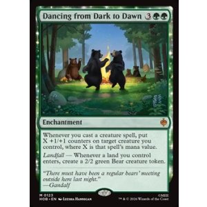 画像: 【英語Foil】夜半から明け方まで踊る/Dancing from Dark to Dawn