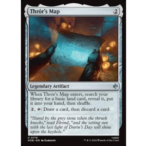 画像: 【英語】スロールの地図/Thror's Map