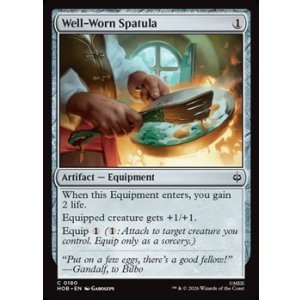 画像: 【英語】使い込んだフライ返し/Well-Worn Spatula