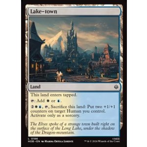 画像: 【英語】湖の町/Lake-town