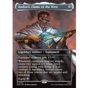 画像: ☆特殊枠【英語Foil】西方の?、アンドゥーリル/Anduril, Flame of the West