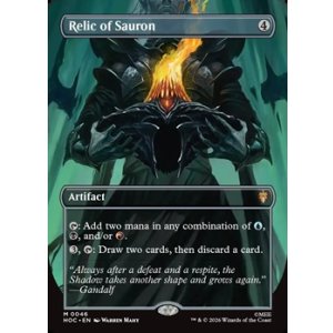 画像: ☆特殊枠【英語Foil】サウロンの遺物/Relic of Sauron