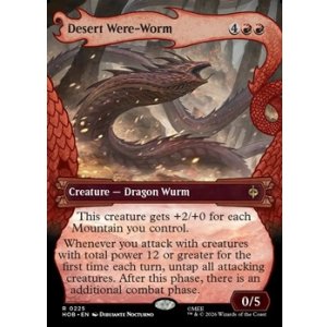 画像: ☆特殊枠【英語Foil】砂漠のとぐろ長虫/Desert Were-Worm