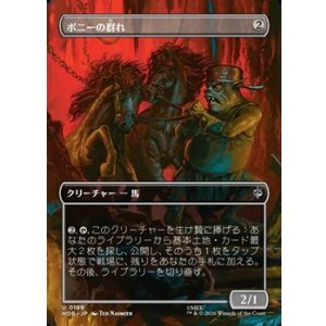 画像: ☆特殊枠【日本語Foil】ポニーの群れ/Troop of Ponies