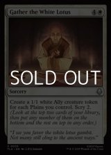 画像: 【英語Foil】白蓮を集めよ/Gather the White Lotus