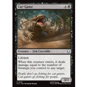 画像: 【英語】ナマズワニ/Cat-Gator