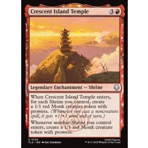 画像: 【英語】三日月の島の寺/Crescent Island Temple