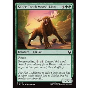 画像: 【英語】キバヘラジカライオン/Saber-Tooth Moose-Lion