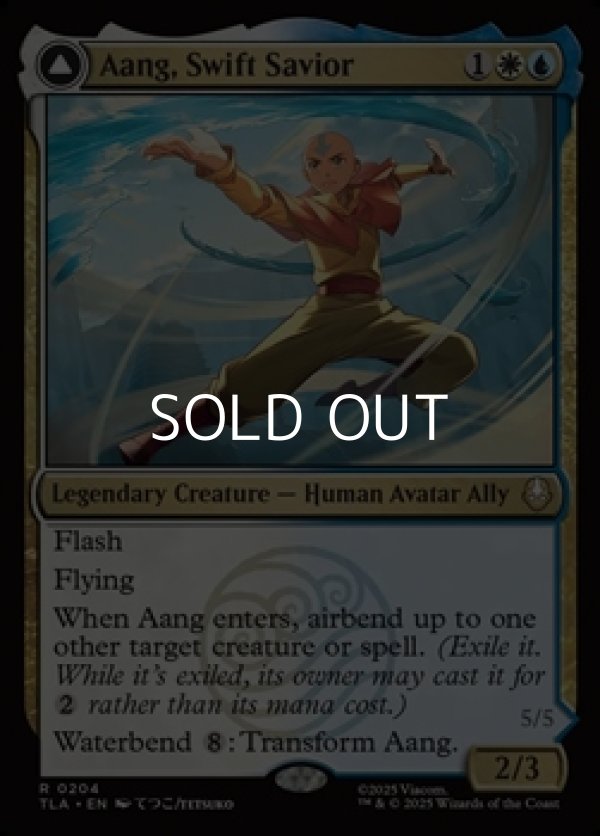 画像1: 【英語Foil】素早き救済者、アン/Aang, Swift Savior (1)