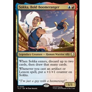 画像: 【英語Foil】勇敢なブーメラン使い、サカ/Sokka, Bold Boomeranger