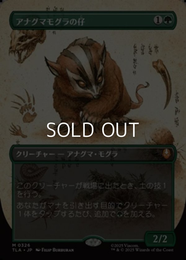 画像1: ☆特殊枠【日本語】アナグマモグラの仔/Badgermole Cub (1)