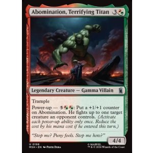 画像: 【英語】恐怖の巨人、アボミネーション/Abomination, Terrifying Titan