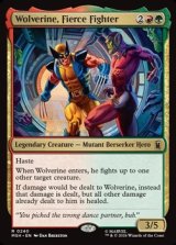 画像: 【英語Foil】獰猛な戦士、ウルヴァリン/Wolverine, Fierce Fighter