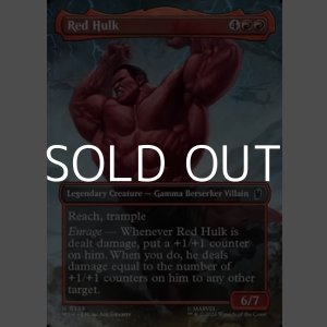 画像: ☆特殊枠【英語Foil】レッド・ハルク/Red Hulk