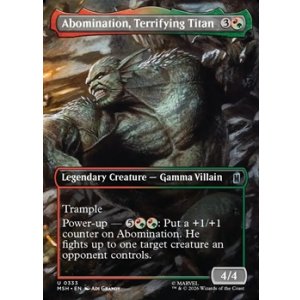 画像: ☆特殊枠【英語】恐怖の巨人、アボミネーション/Abomination, Terrifying Titan