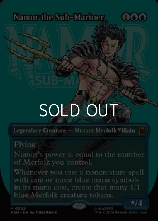 画像1: ☆特殊枠【英語】サブマリナー、ネイモア/Namor the Sub-Mariner (1)