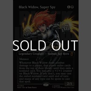 画像: ☆特殊枠【英語Foil】スーパースパイ、ブラック・ウィドウ/Black Widow, Super Spy