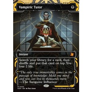 画像: ☆特殊枠【英語Foil】吸血の教示者/Vampiric Tutor