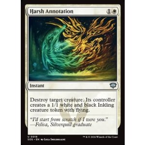 画像: 【英語Foil】辛辣な注釈/Harsh Annotation