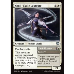 画像: 【英語Foil】羽ペン剣の桂冠詩人/Quill-Blade Laureate