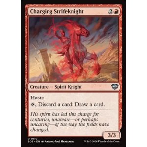 画像: 【英語Foil】突撃する紛争騎士/Charging Strifeknight