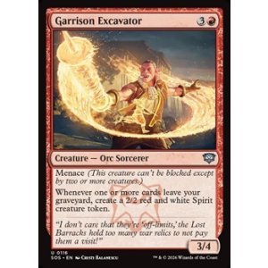 画像: 【英語Foil】駐屯地を掘り起こす者/Garrison Excavator