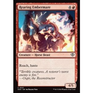 画像: 【英語】立ち上がるエンバーメア/Rearing Embermare