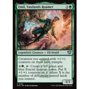 画像: 【英語Foil】大界の放浪者、エミル/Emil, Vastlands Roamer