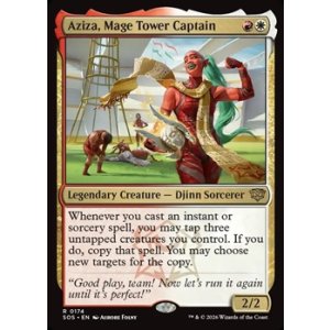 画像: 【英語Foil】メイジタワーのキャプテン、アジザ/Aziza, Mage Tower Captain