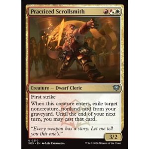 画像: 【英語Foil】熟練の巻物職人/Practiced Scrollsmith