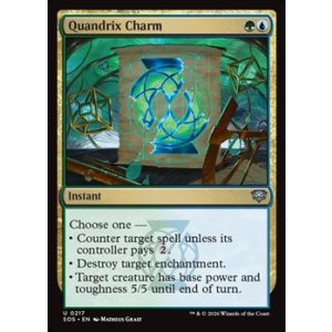 画像: 【英語Foil】クアンドリクスの魔除け/Quandrix Charm