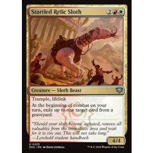 画像: 【英語Foil】驚いた秘宝のナマケモノ/Startled Relic Sloth