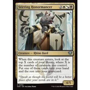 画像: 【英語Foil】心揺さぶる名誉術師/Stirring Honormancer