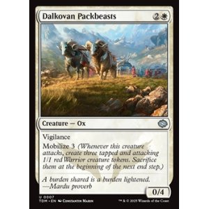 画像: 【英語】ダルコヴァンの荷役獣/Dalkovan Packbeasts