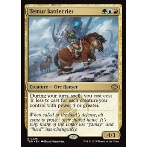 画像: 【英語】ティムールの戦告者/Temur Battlecrier