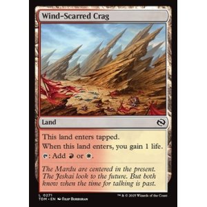 画像: 【英語】風に削られた岩山/Wind-Scarred Crag