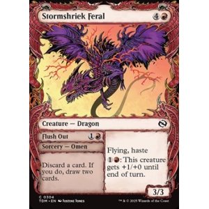 画像: ☆特殊枠【英語】嵐叫の蛮龍/Stormshriek Feral