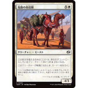 画像: 【日本語】塩路の荷役獣/Salt Road Packbeast