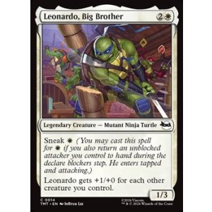 画像: 【英語Foil】ビッグ・ブラザー、レオナルド/Leonardo, Big Brother
