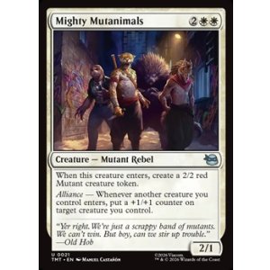 画像: 【英語Foil】マイティ・ミュータニマルズ/Mighty Mutanimals