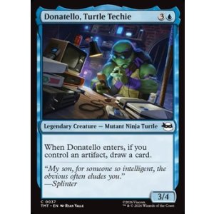 画像: 【英語Foil】カメのメカマニア、ドナテロ/Donatello, Turtle Techie